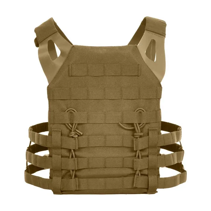 Alternative view of Basic Issue Lightweight Coyote Plate Carrier Vest