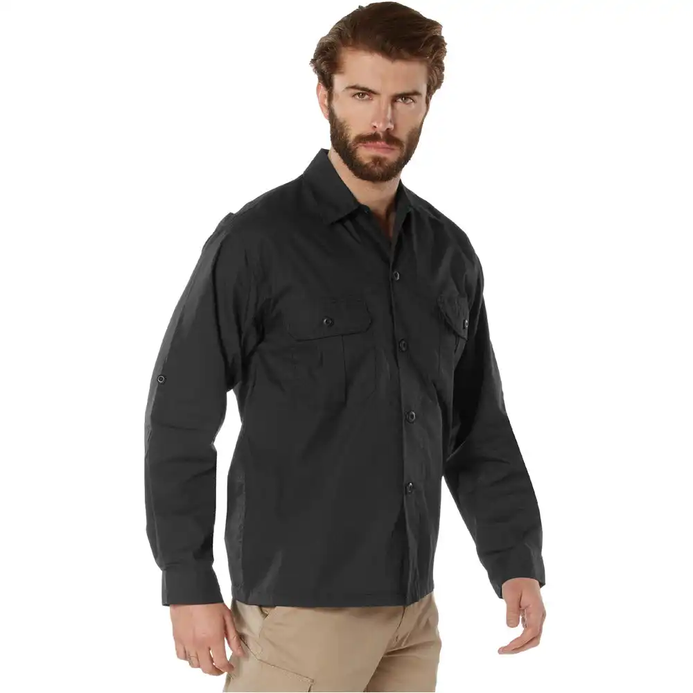 Alternative view of Rothco Lightweight Rip-Stop Uniform Shirt