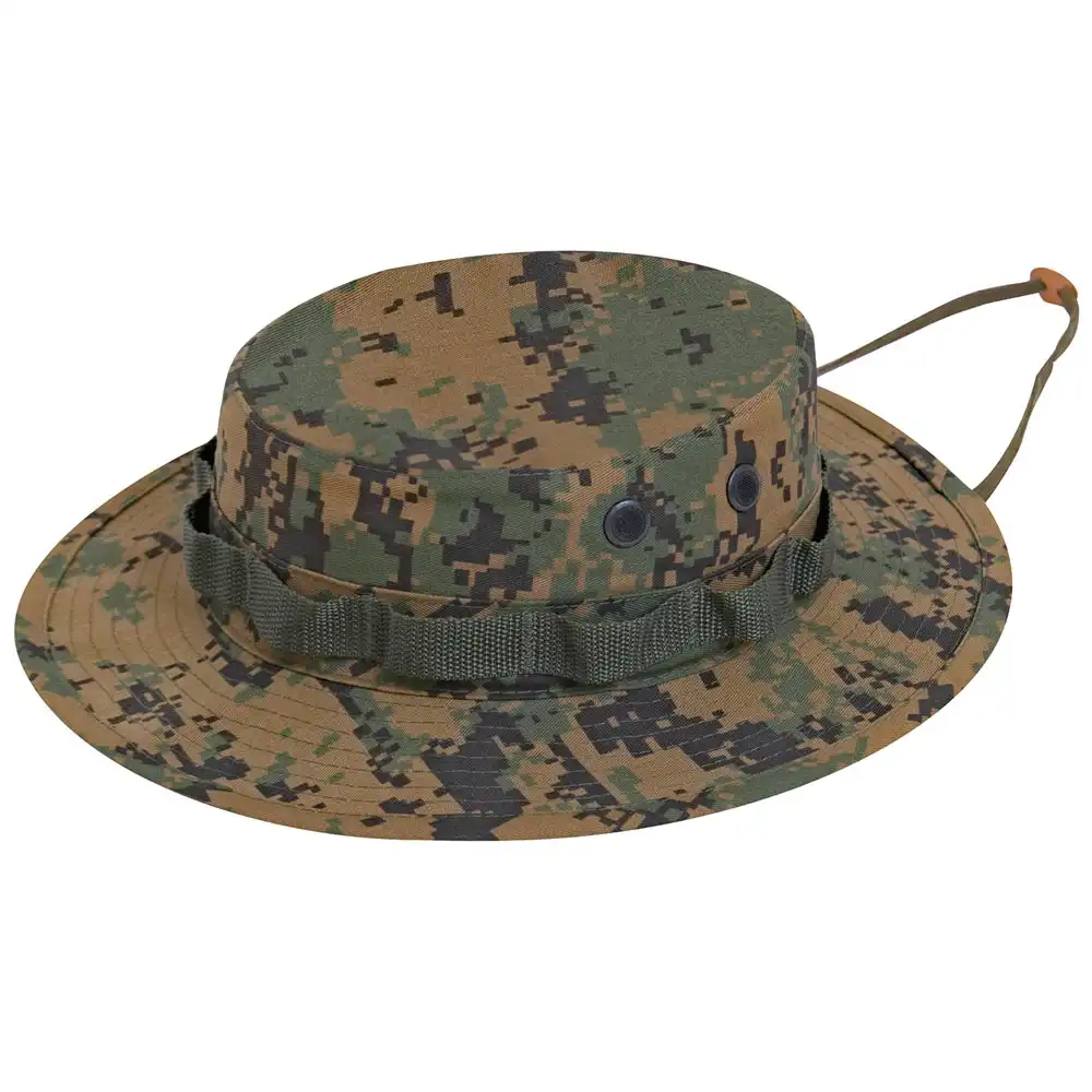 Alternative view of Military Camouflage Twill Boonie Hat