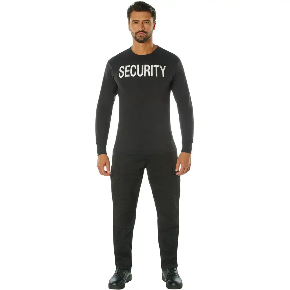Alternative view of Double-Sided Long Sleeve Security T-Shirt