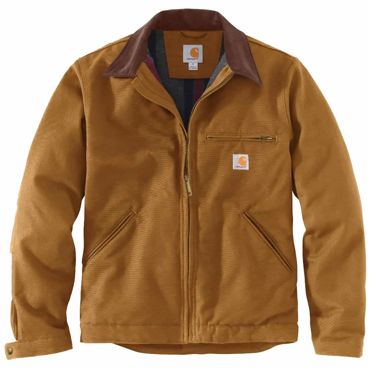 Alternative view of Carhartt Relaxed Fit Duck Blanket-Lined Men's Detroit Jacket