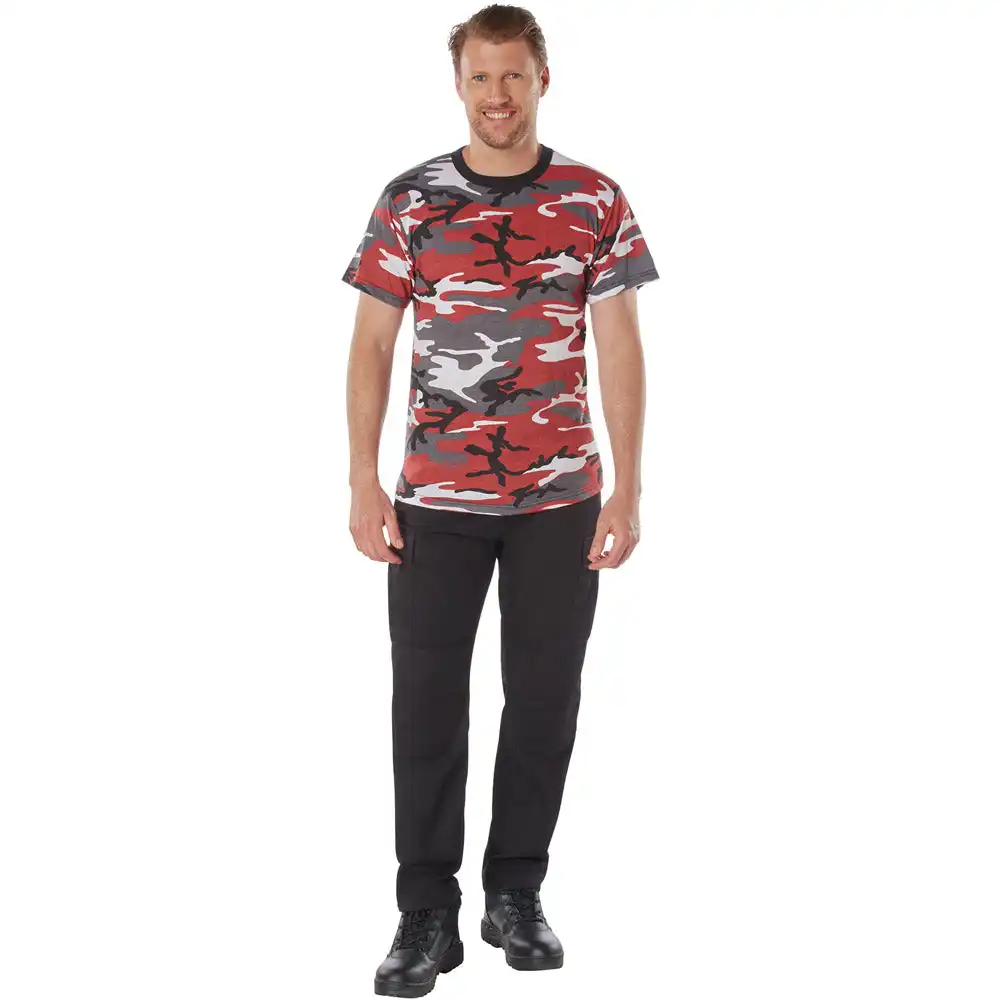 Alternative view of Red Camo Short Sleeve T-Shirt