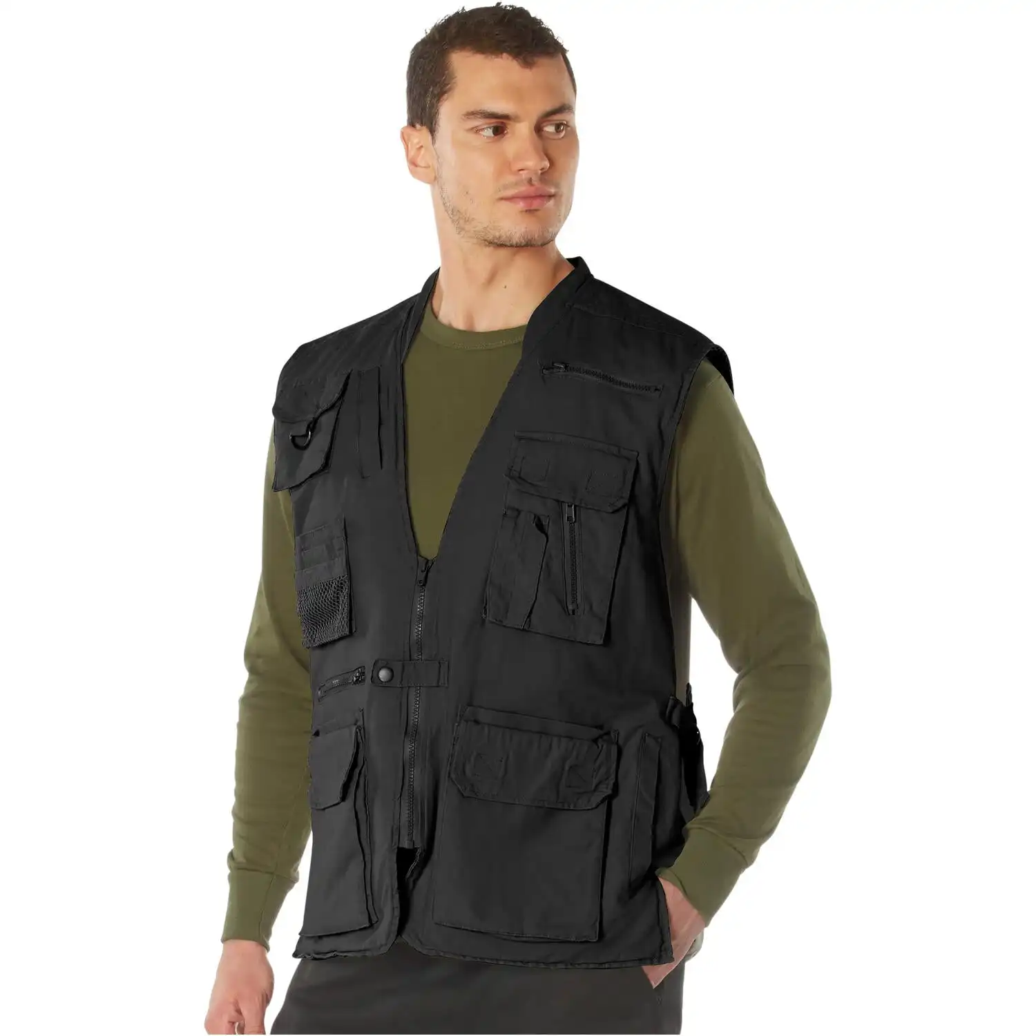 Alternative view of Black Safari Outback Travel Vest