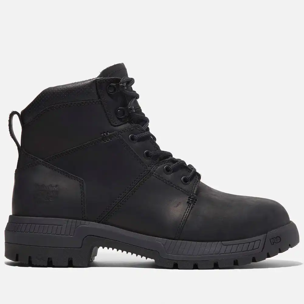Alternative view of Timberland Montauk Mid Black Safety Toe Men's Work Boot