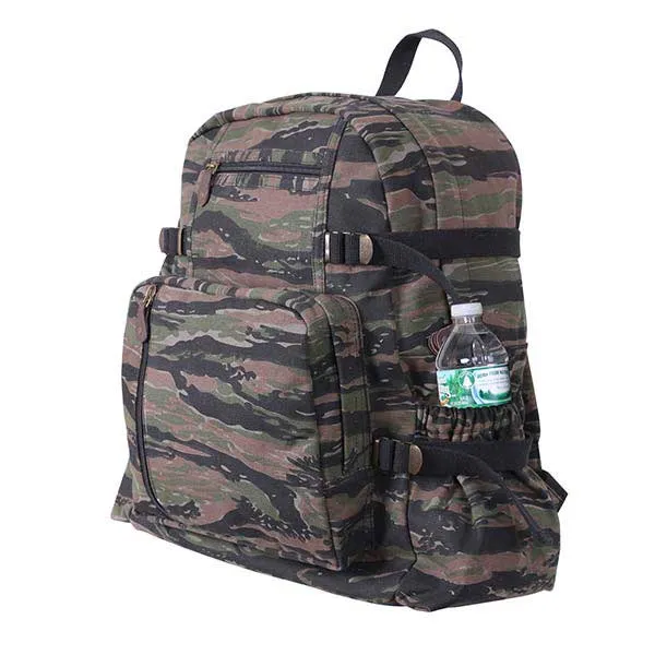 Alternative view of Tiger Stripe Camo Vintage Canvas Backpack