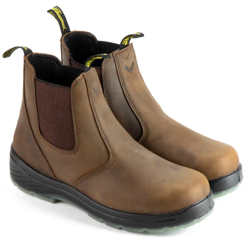 Thorogood Thoro-Flex 6-inch Crazy Horse Composite Toe Chelsea Men's Work Boot - 804-3166