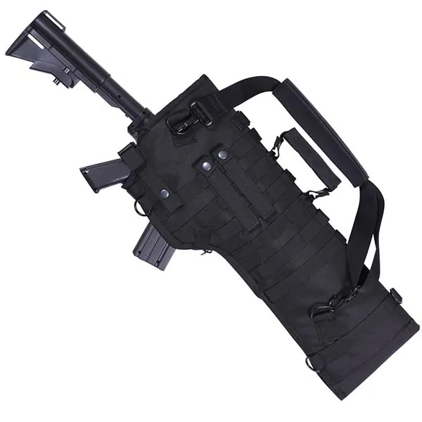 Alternative view of Basic Issue Black Rifle Scabbard