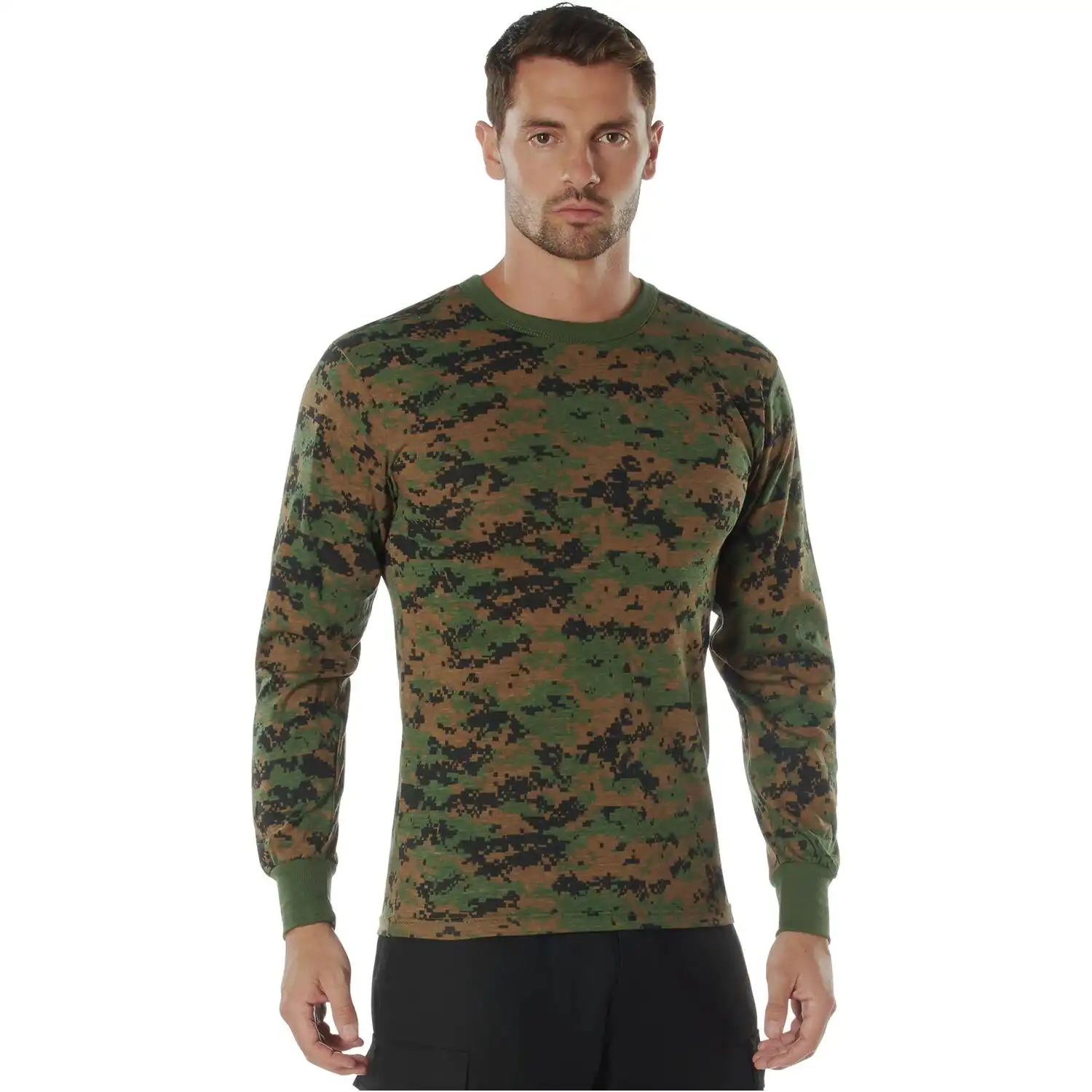 Long Sleeve Digital Camo T-Shirt