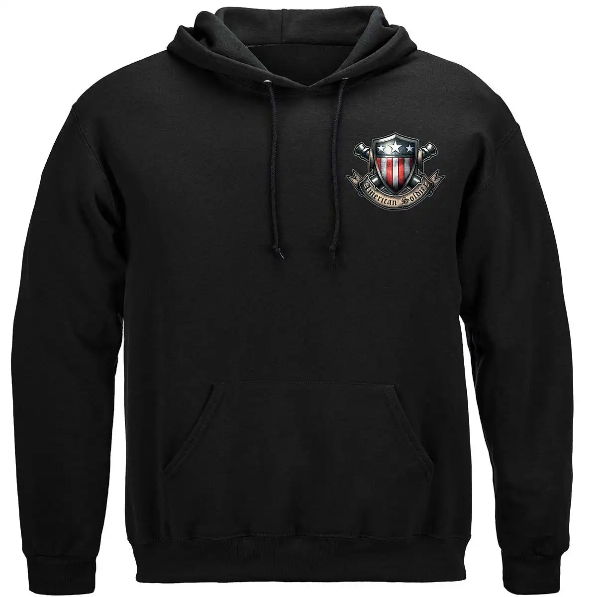 Alternative view of American Soldier True Patriot Hoodie
