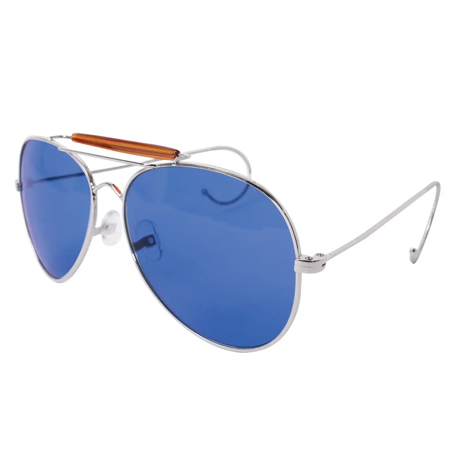 Alternative view of Air Force Style Aviator Sunglasses with Cable Temples