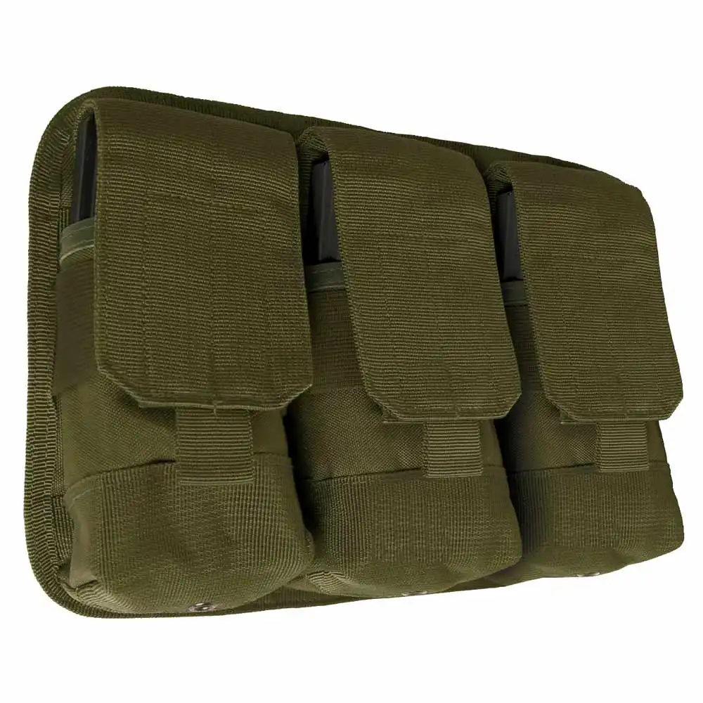 Alternative view of MOLLE Triple Mag Ammo Pouch for M16/AK-47 Magazines