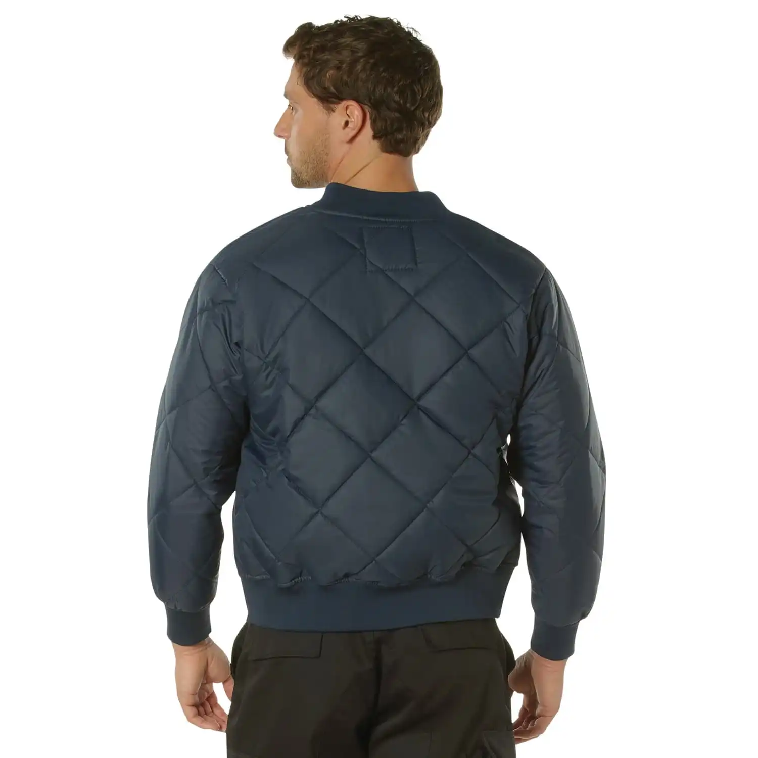 Alternative view of Rothco Diamond Nylon Quilted Flight Jacket