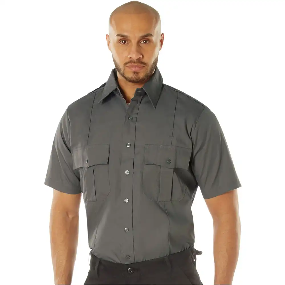 Alternative view of Rothco Short Sleeve 2-Pocket Uniform Shirt