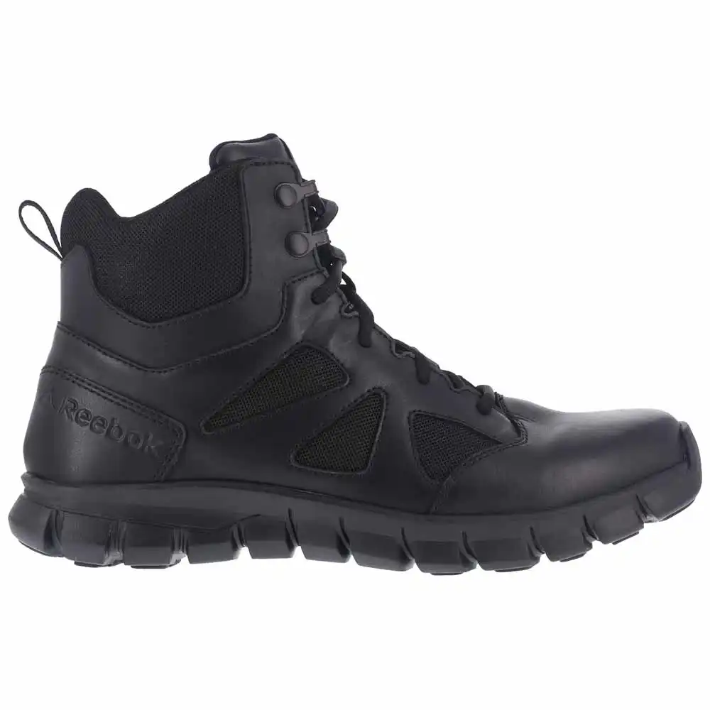 Alternative view of Reebok Sublite 6-Inch Black Side-Zip Tactical Boot