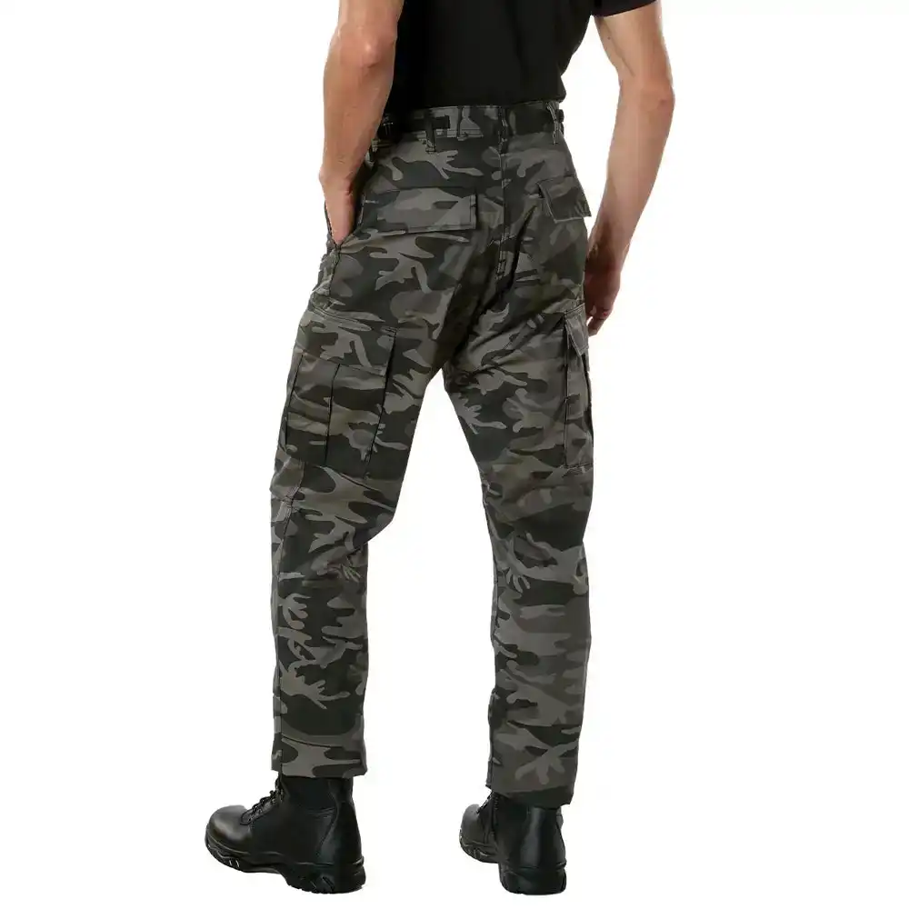 Alternative view of Black Camouflage BDU Pant