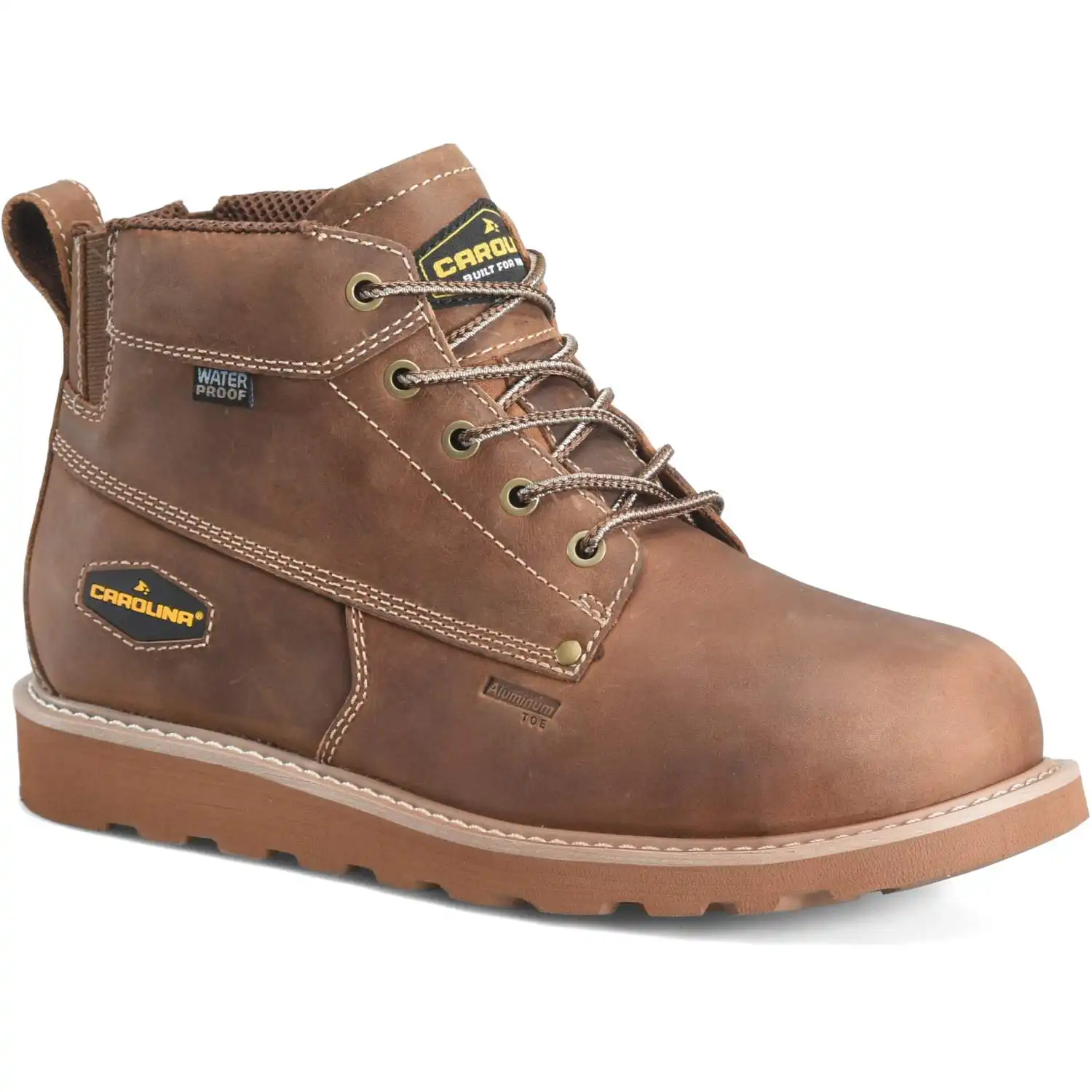 Carolina Socket 5-inch Aspen Brown Safety Toe Waterproof Men's Work Boot