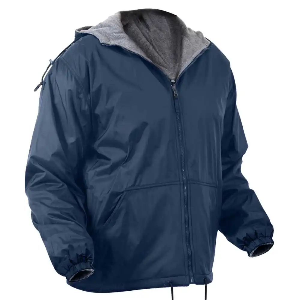 Alternative view of Reversible Fleece-Lined Hooded Winter Jacket