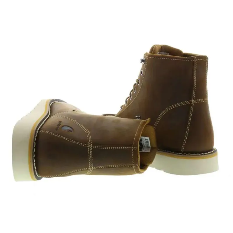 Alternative view of Carhartt Bison Brown 6-Inch Waterproof Moc Wedge Soft Toe Work Boot