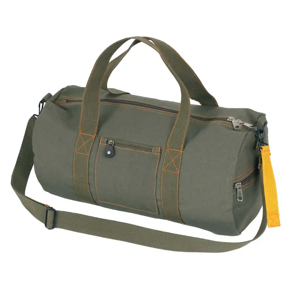 Alternative view of Olive Drab Vintage Military Duffle Bag