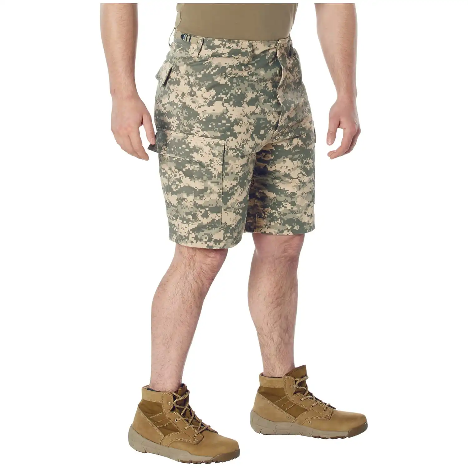 Alternative view of ACU Digital Camo Military BDU Cargo Shorts