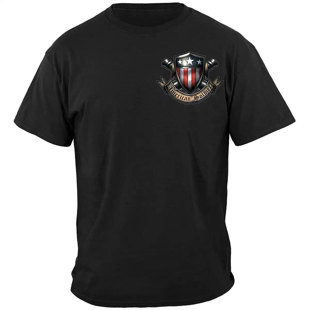 Alternative view of American Soldier True Patriot T-shirt