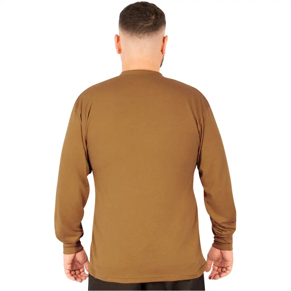 Alternative view of Rothco Long Sleeve Henley Shirt