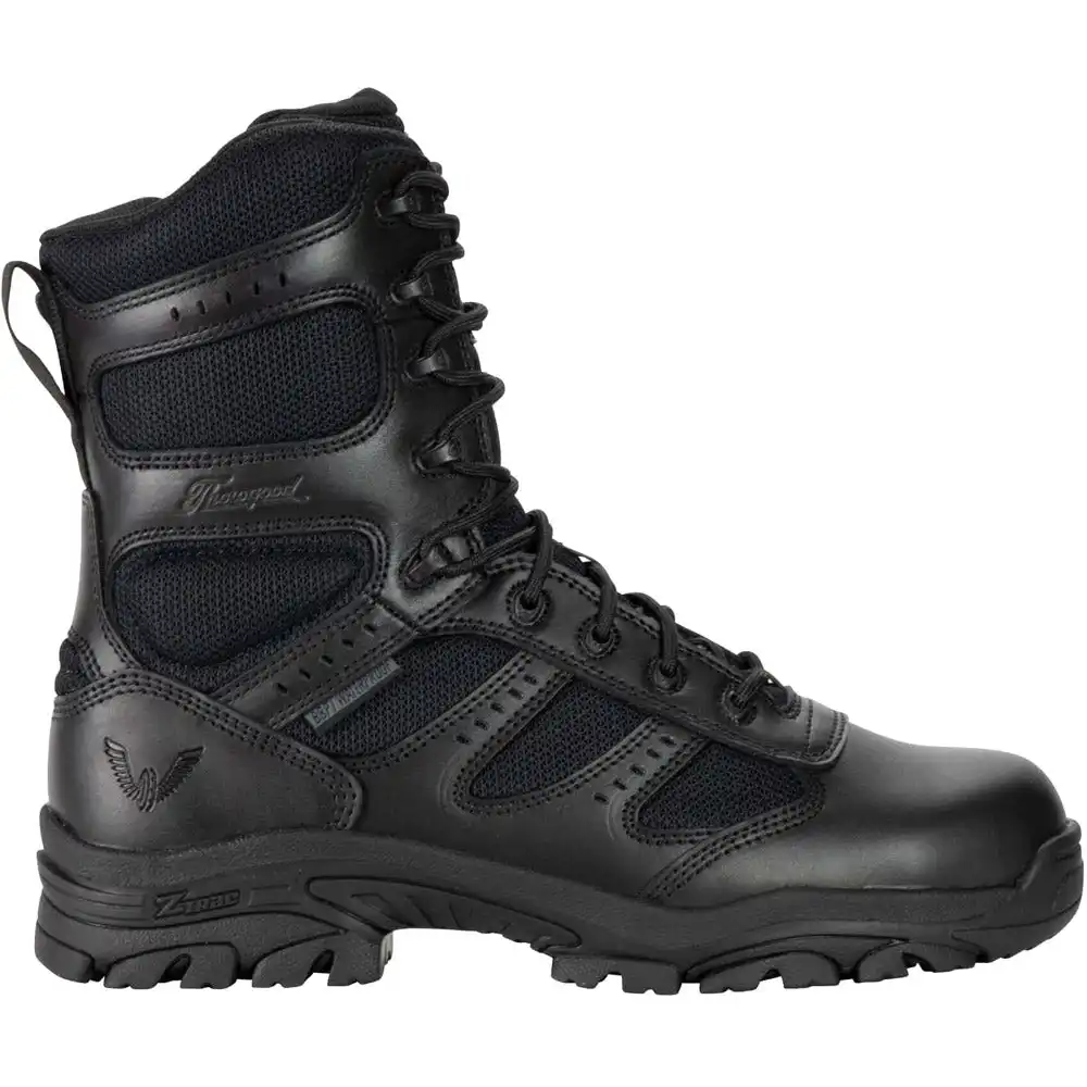 Alternative view of Thorogood The Deuce 8-inch Black Waterproof Composite Safety Toe Polishable Side-Zip Unisex Tactical Boot - 804-6191