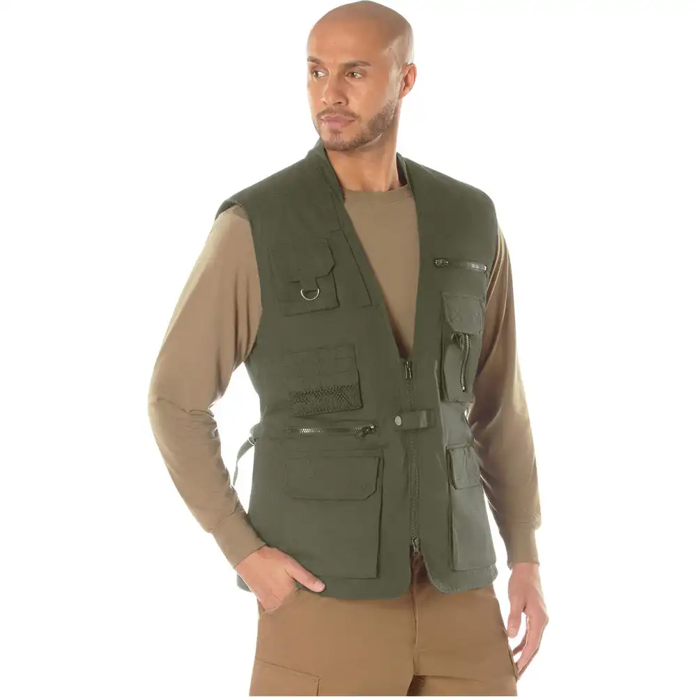Alternative view of 16-Pocket Covert Concealed Carry Travel Vest