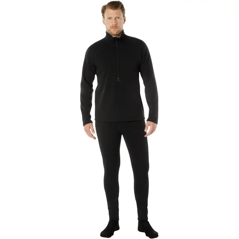 Alternative view of Basic Issue Gen III Military Black Thermal Zip Top