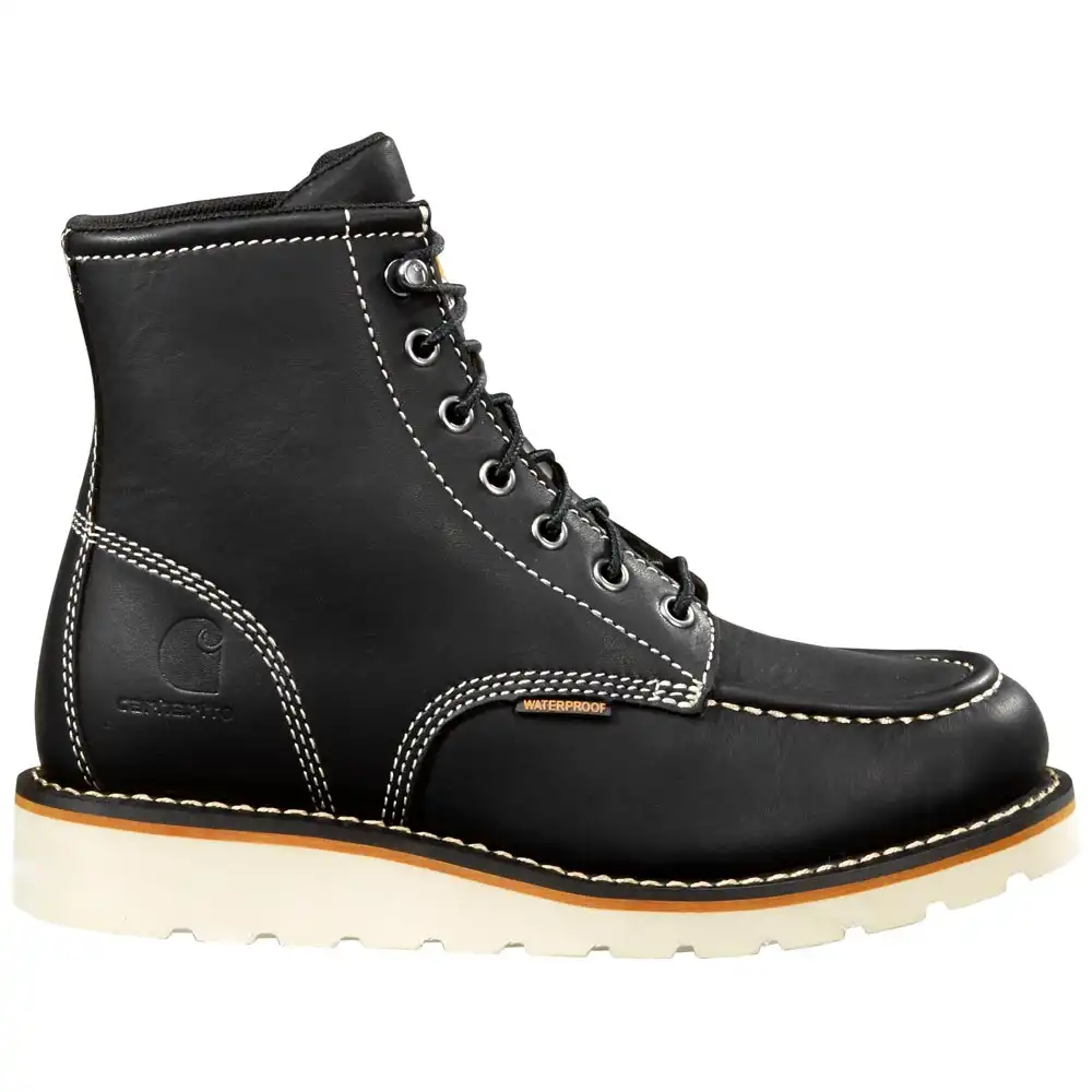 Alternative view of Carhartt Women's Black 6-Inch Waterproof Moc Toe Wedge Boot
