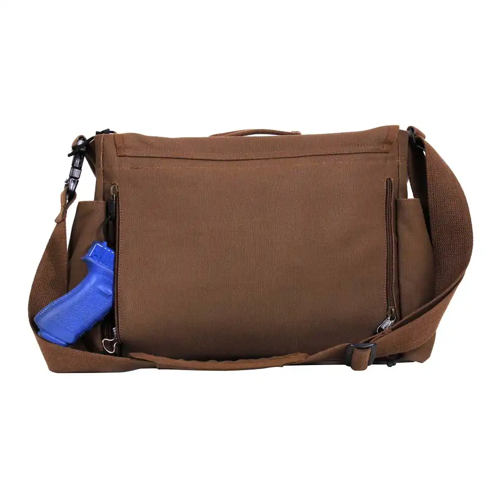 Alternative view of Rothco Brown Concealed Carry Messenger Bag