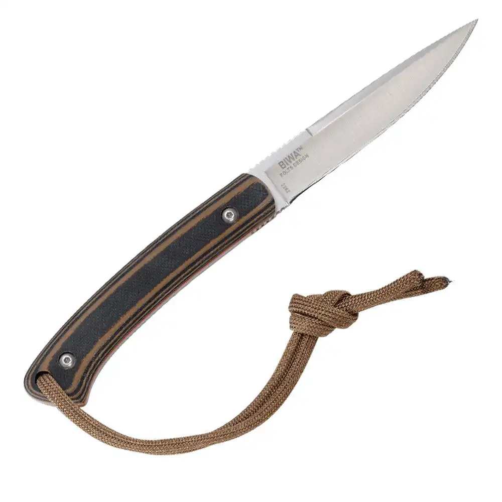 Alternative view of CRKT Biwa 3-Inch Plain Edge Fixed Blade Knife