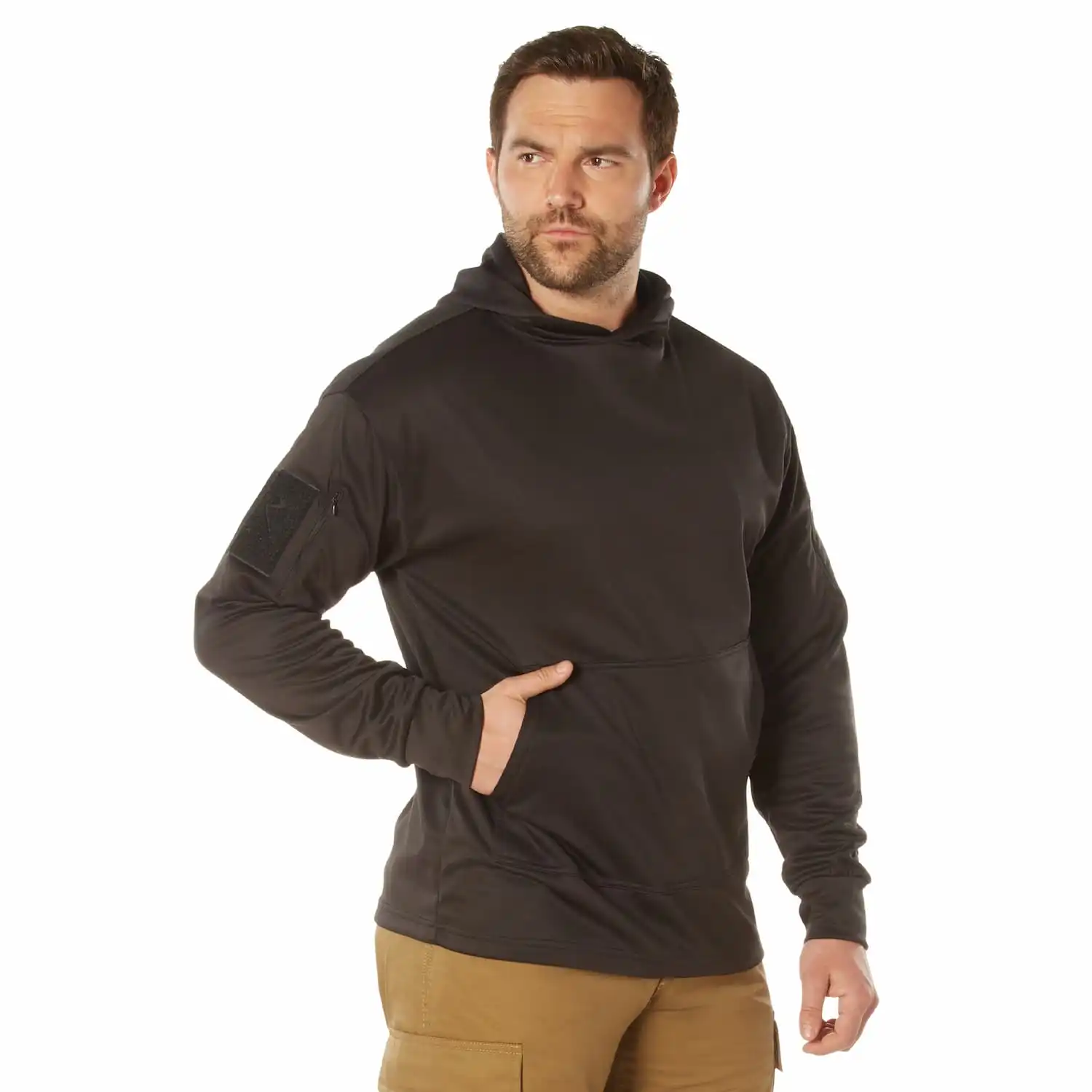 Alternative view of Special Ops Black Concealed Carry Hooded Sweatshirt