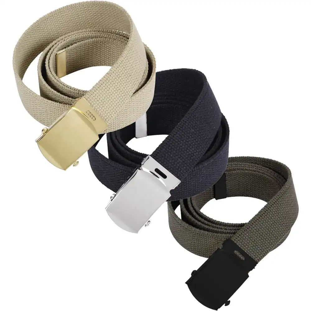 Alternative view of Military Web Belts 3-Pack