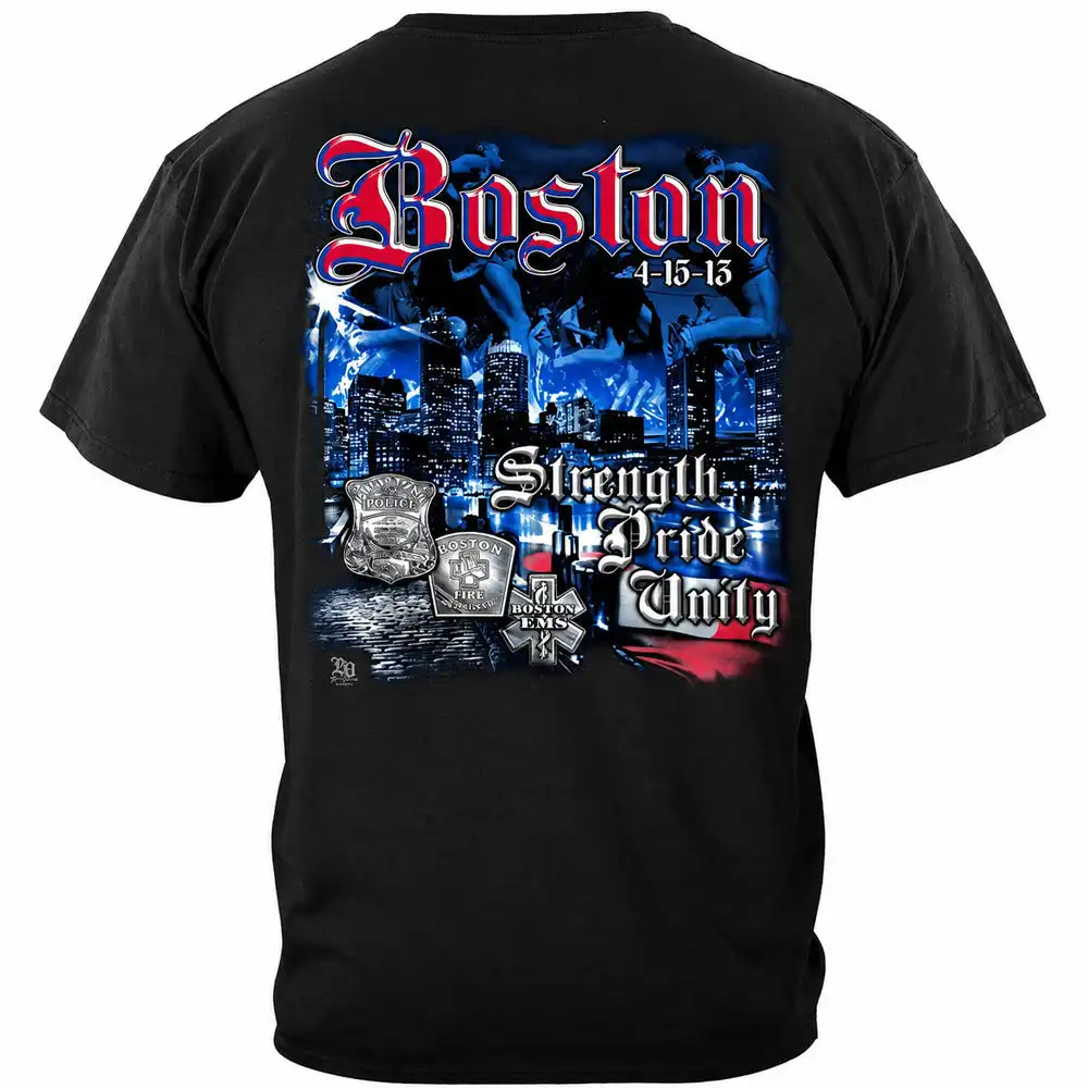 Elite Breed Boston Strong T-Shirt - Black