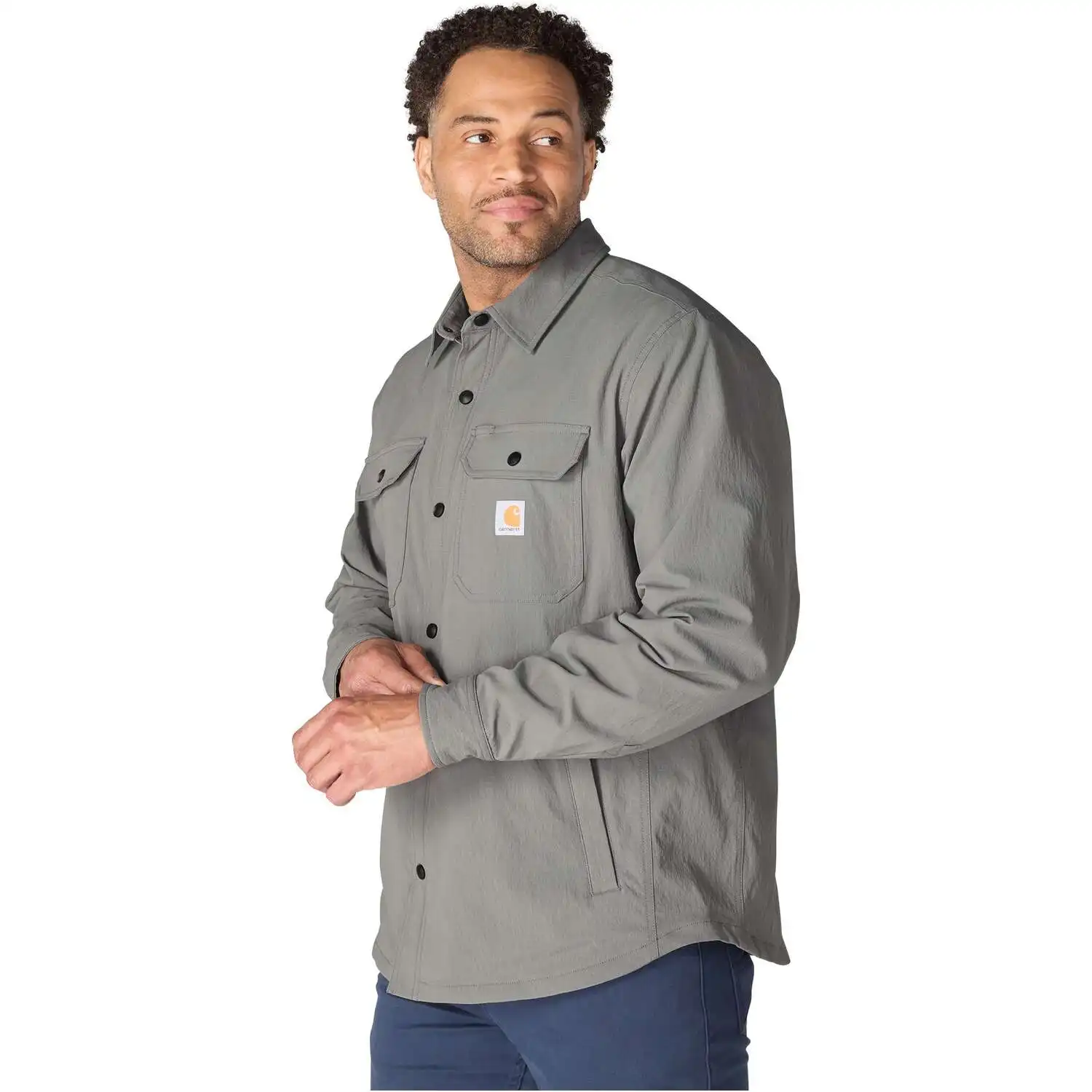 Alternative view of Carhartt Men's Force Fleece-Lined Rip-Stop Shirt Jac