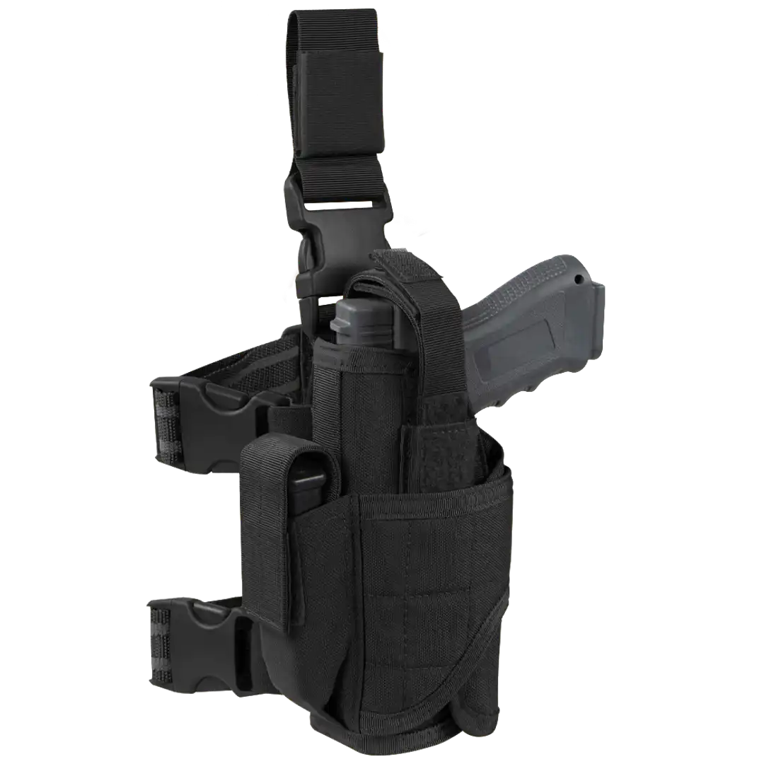 Alternative view of Condor Tornado Left-Handed Tactical Leg Holster