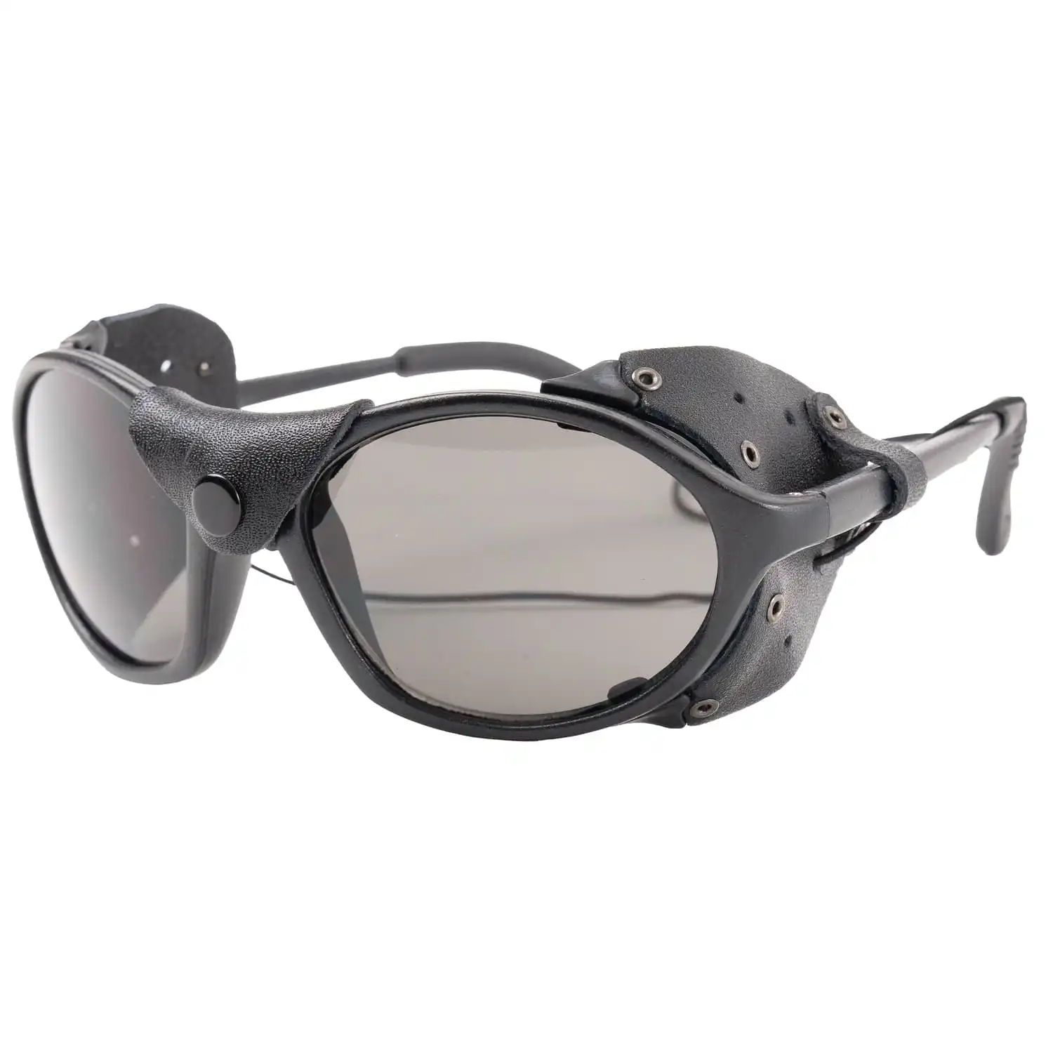 Glaciar Sunglasses with Leather Wind Guard