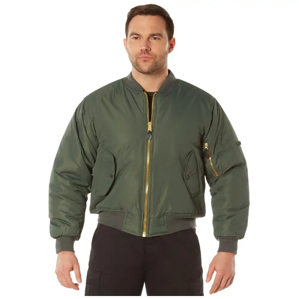 Alternative view of Enhanced Nylon MA-1 FLight Jacket