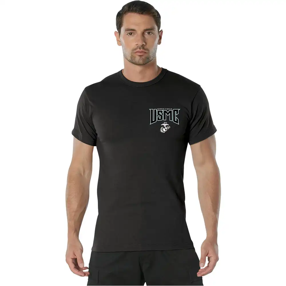Alternative view of Rothco USMC First to Fight Graphic T-Shirt