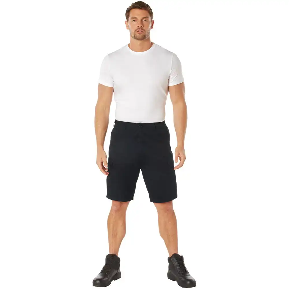 Alternative view of Midnight Blue Military BDU Cargo Shorts