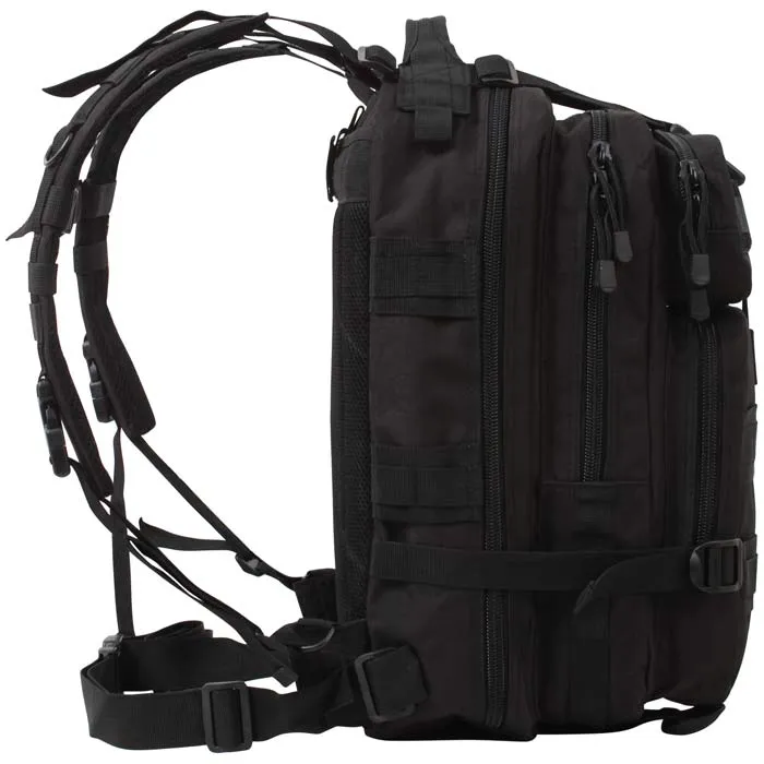 Alternative view of Black Military Tactical Transport Pack