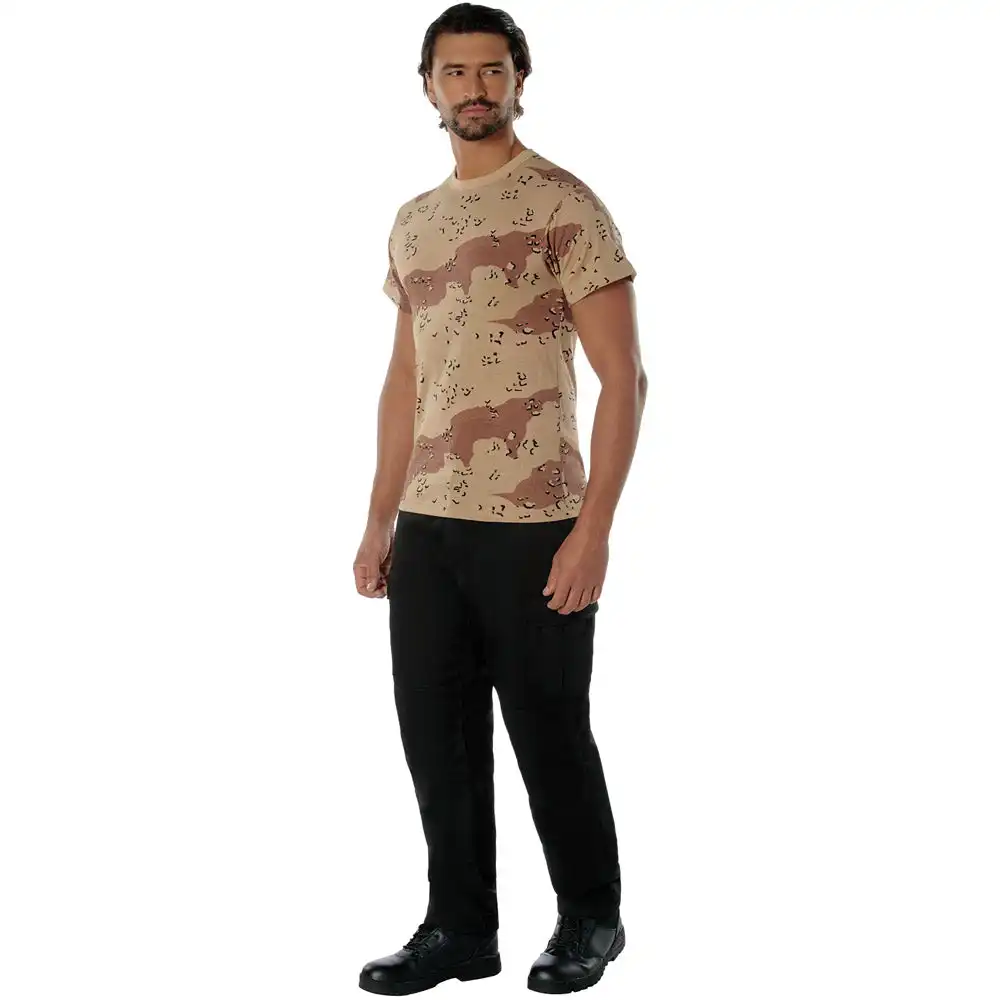 Alternative view of 6-Color Desert Camouflage Short Sleeve T-Shirt