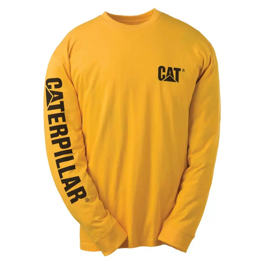 Alternative view of Caterpillar Trademark Banner Long Sleeve T-Shirt