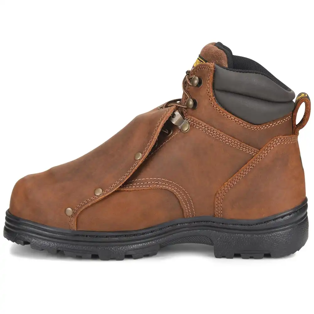 Alternative view of Carolina CA3630 6 Inch Brown External Metatarsal Guard Work Boots