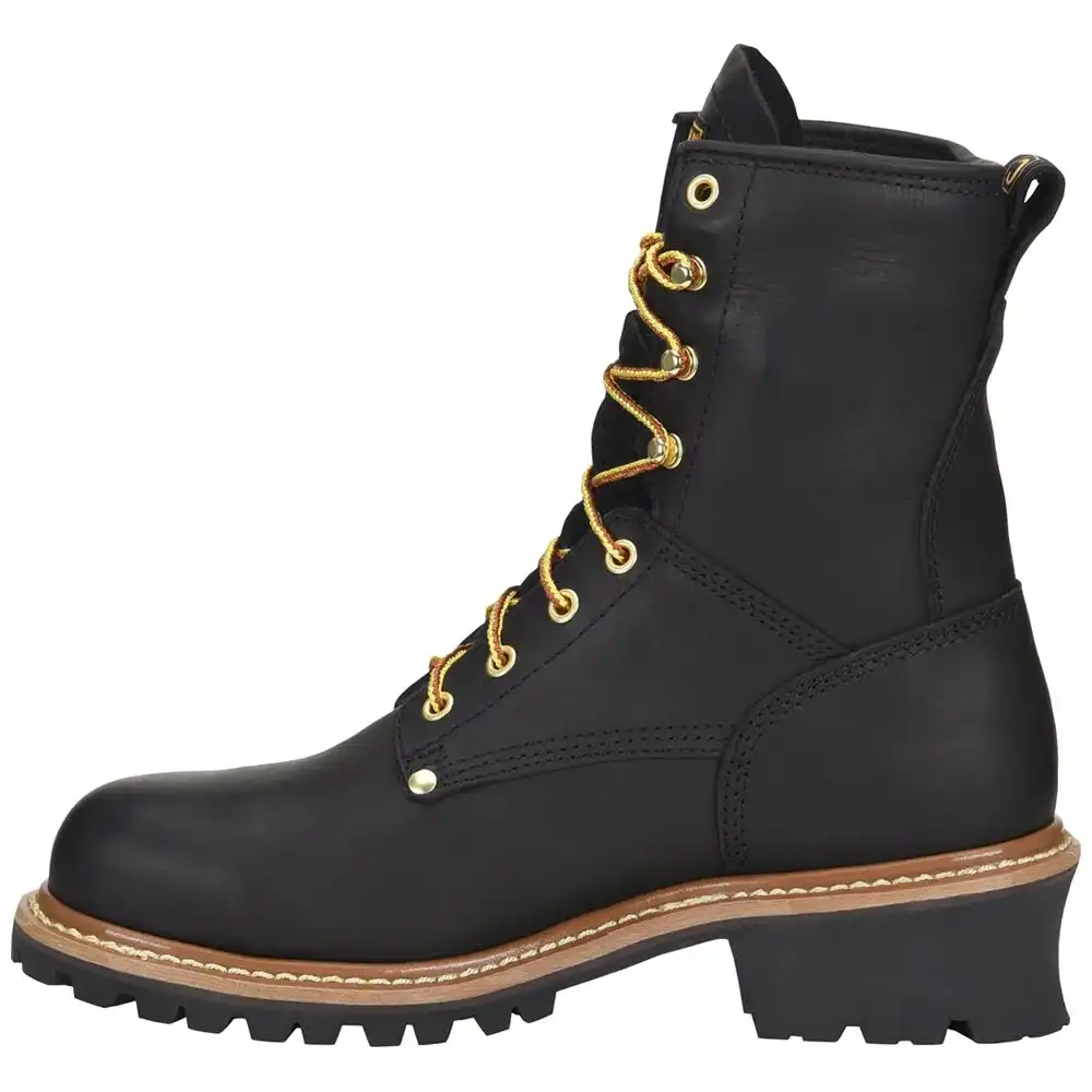 Alternative view of Carolina CA8823 8-inch Waterproof Logger Boot - Black