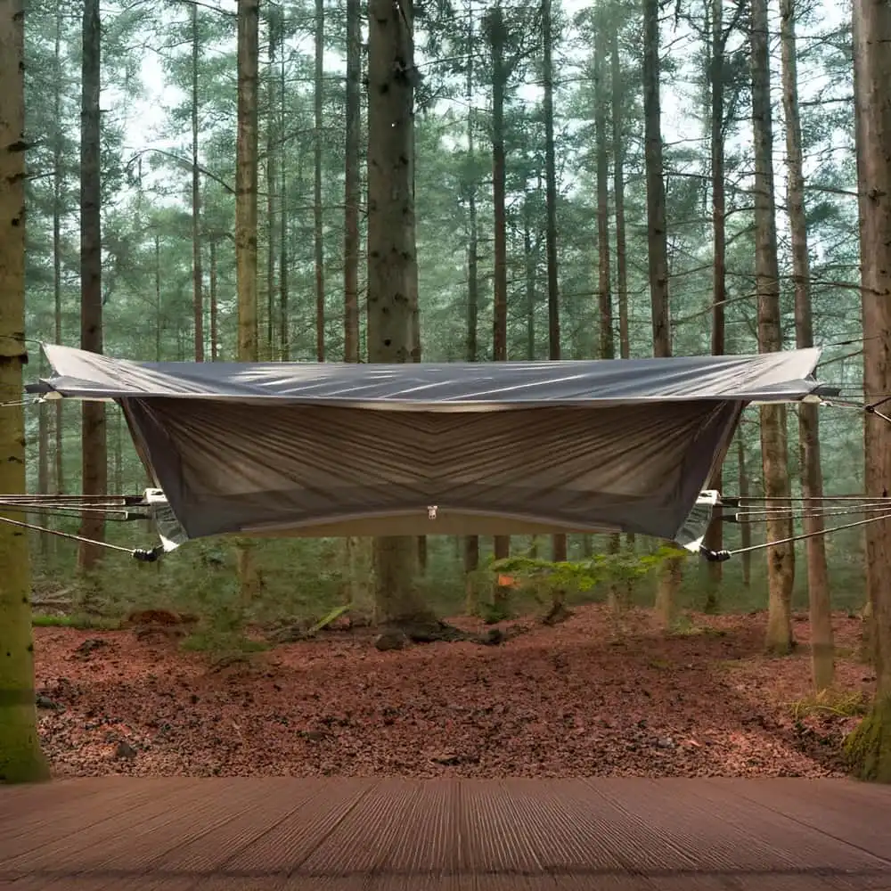 Alternative view of 78 Inch Olive Drab Military Jungle Hammock
