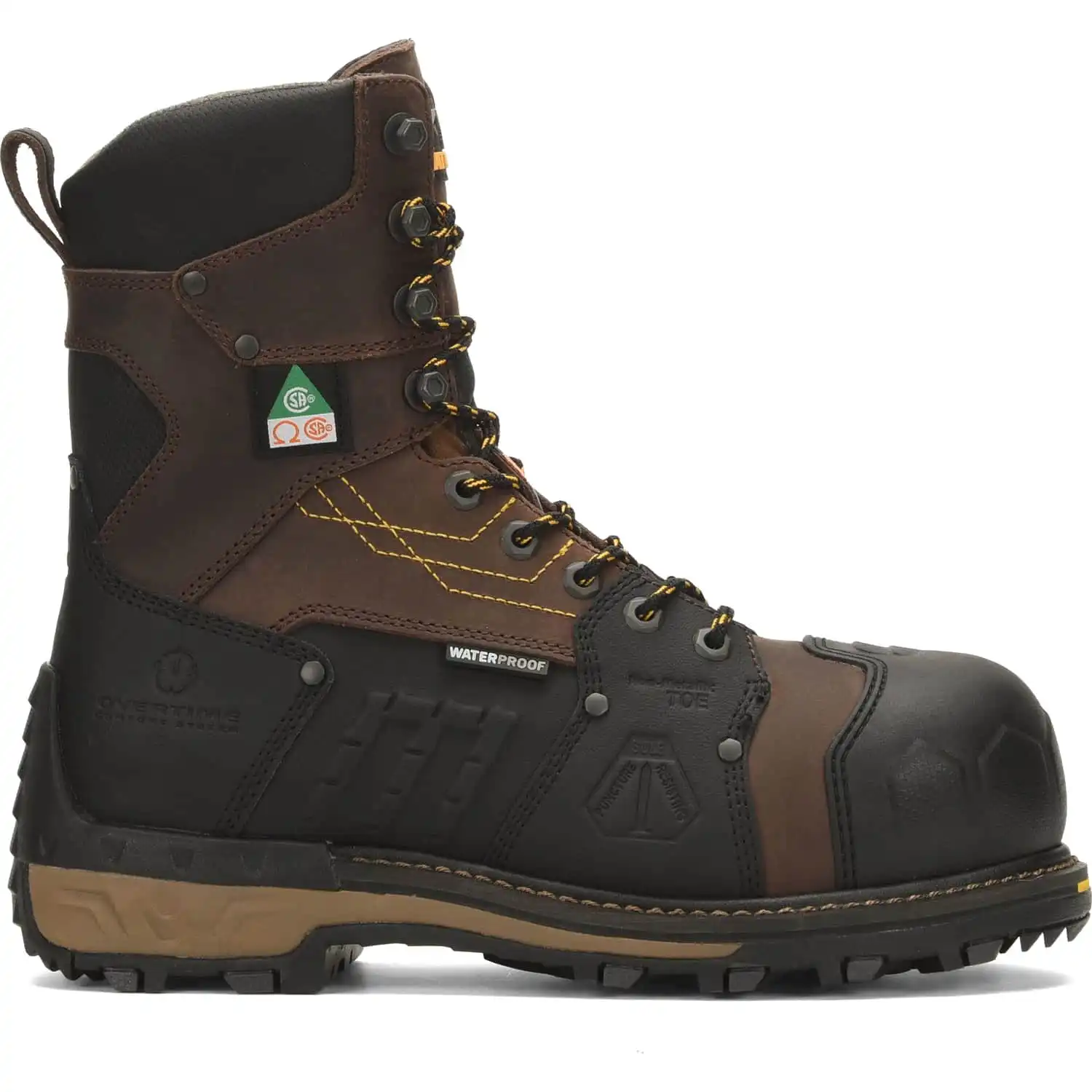 Alternative view of Matterhorn Maximus 2.0 Men's 8-inch Waterproof Composite Safety Toe Internal Metguard PR Work Boot