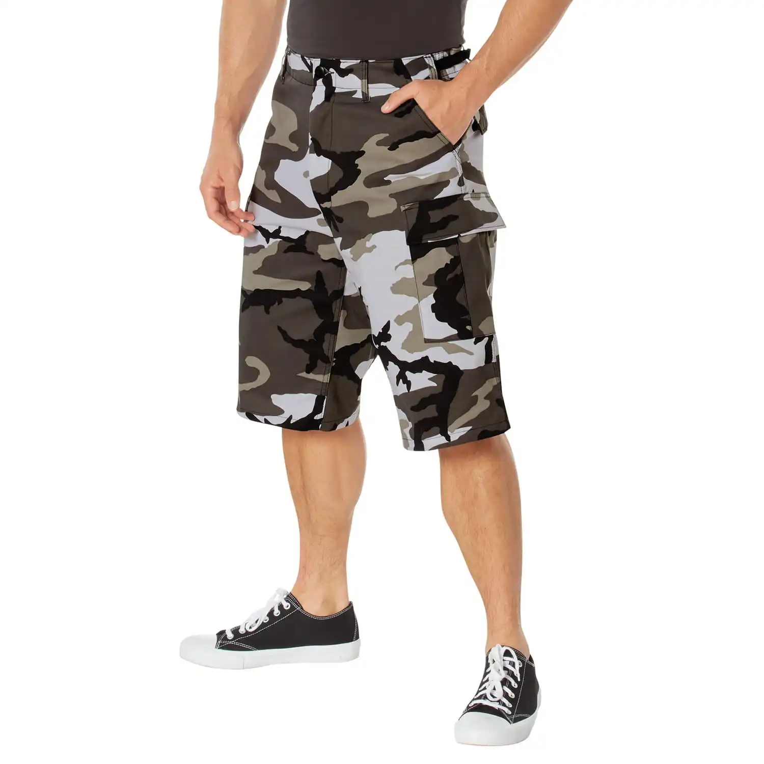 City Camouflage Extra Long BDU Shorts