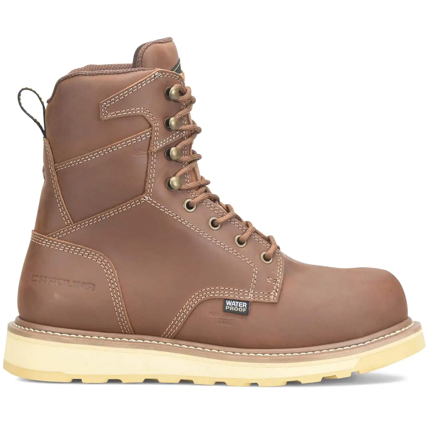 Alternative view of Carolina Gruntz 8-Inch Waterproof Wedge Sole Composite Safety Toe Men's Work Boot